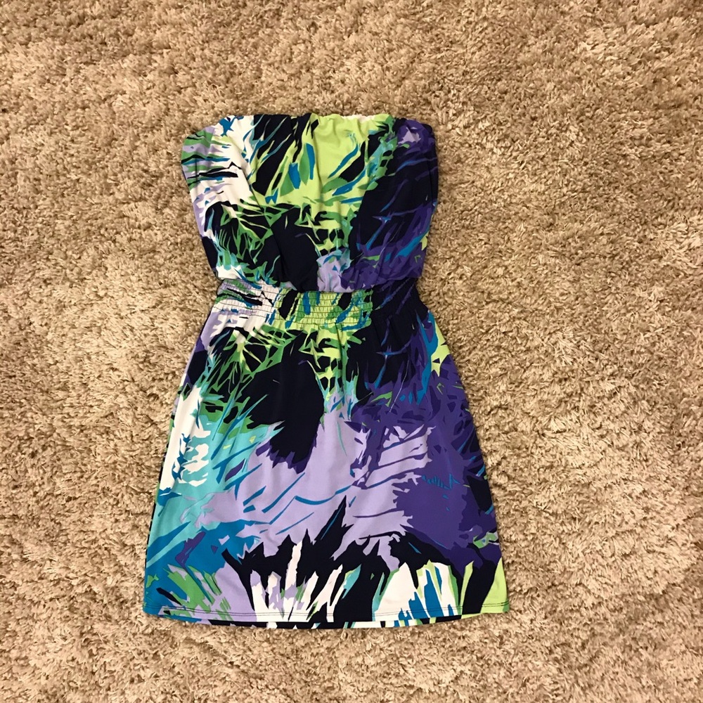 Laundry by Shelli Segal Floral Strapless Dress